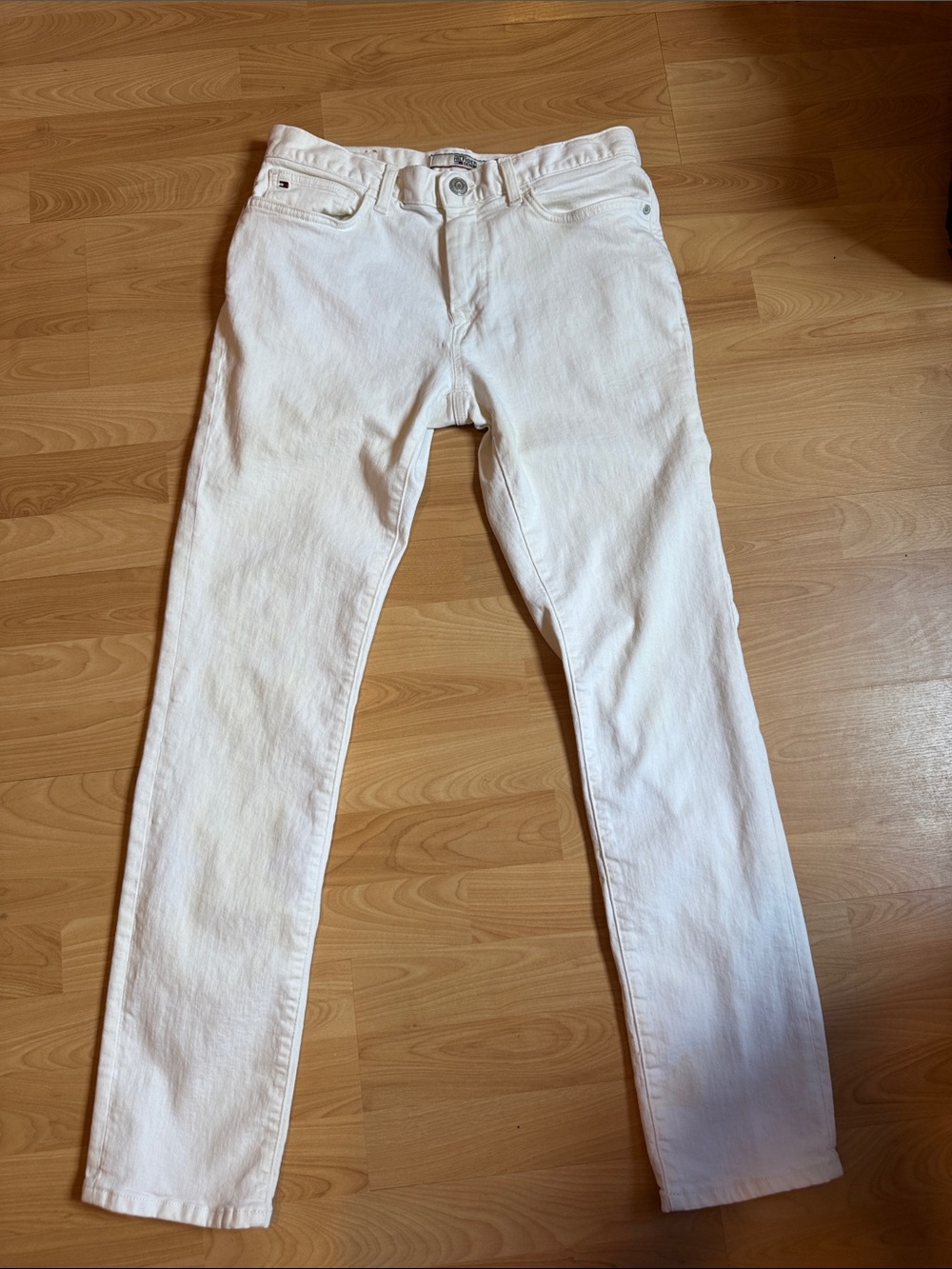 Tommy Hilfiger White Skinny Men's Jeans